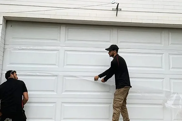 How to Fix a Dented Garage Door